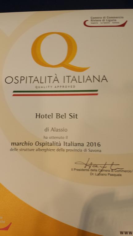 Hotel Bel Sit Alassio Eksteriør billede